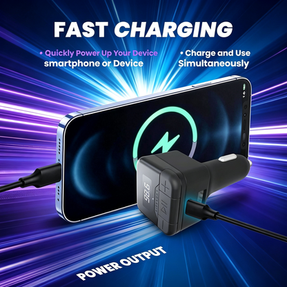 Compact Car Bluetooth FM Transmitter