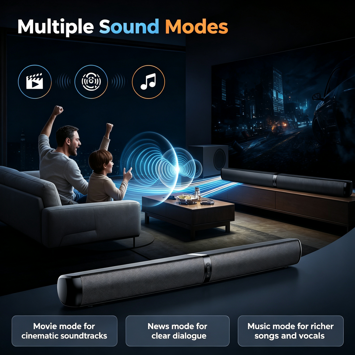 Soundbar with Subwoofer