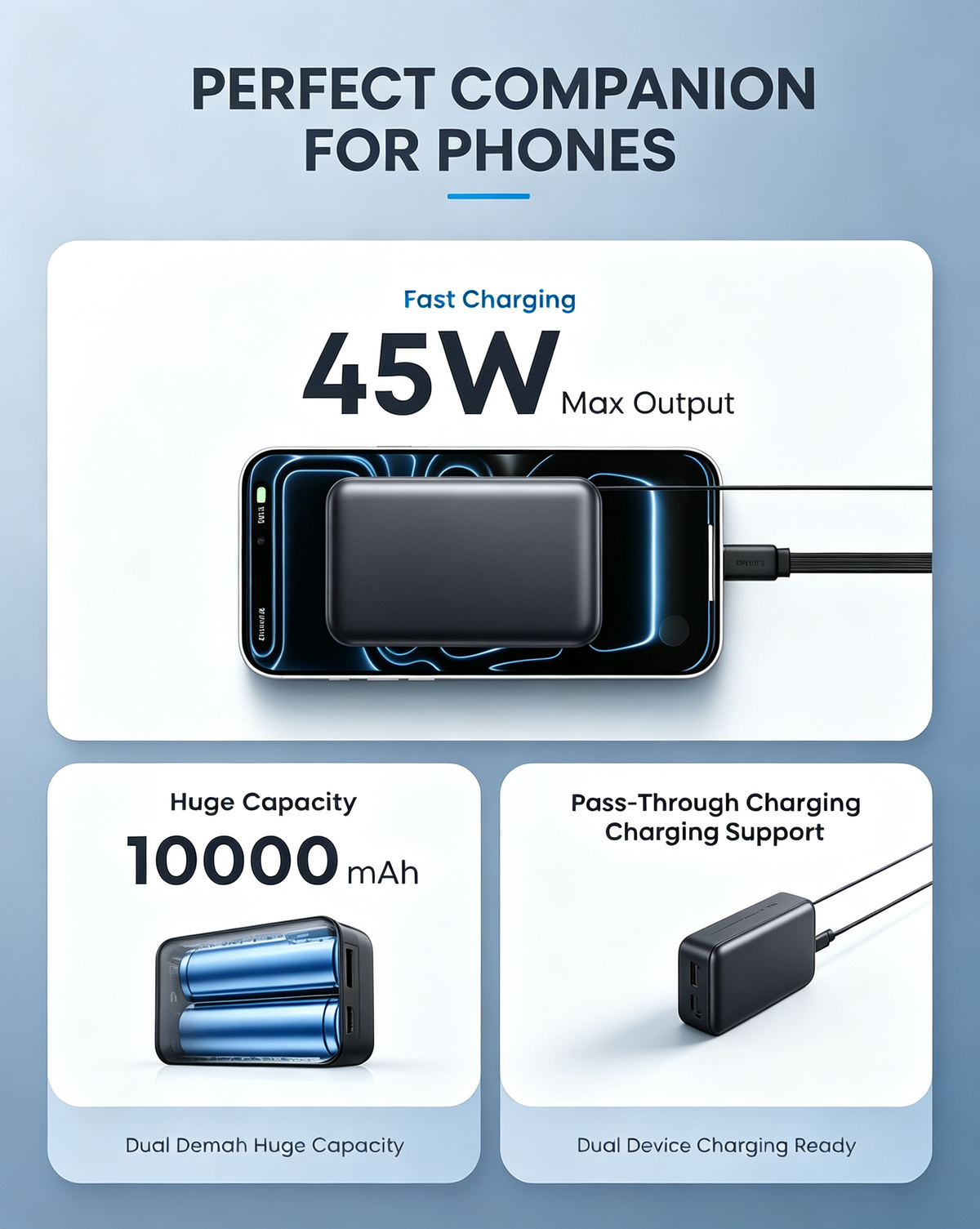 Compact 45W Power Bank