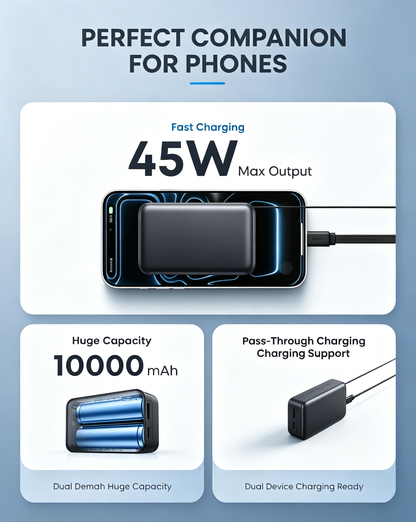 Compact 45W Power Bank