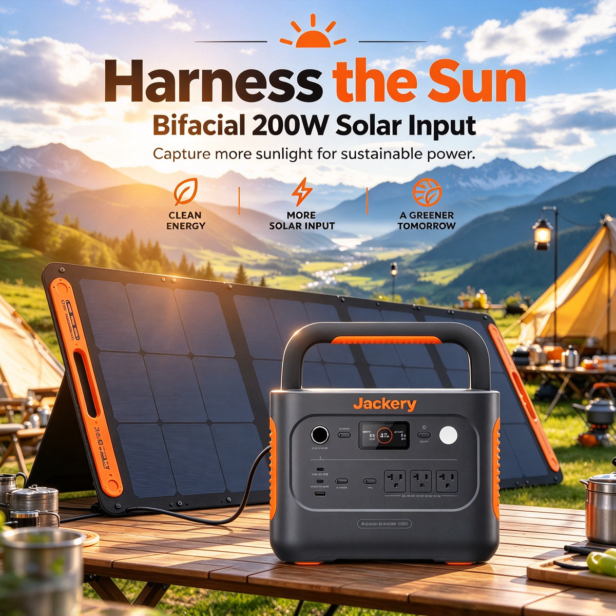 1070Wh Solar Generator Kit + FREE 200W Solar Panel (Limited BOGO)