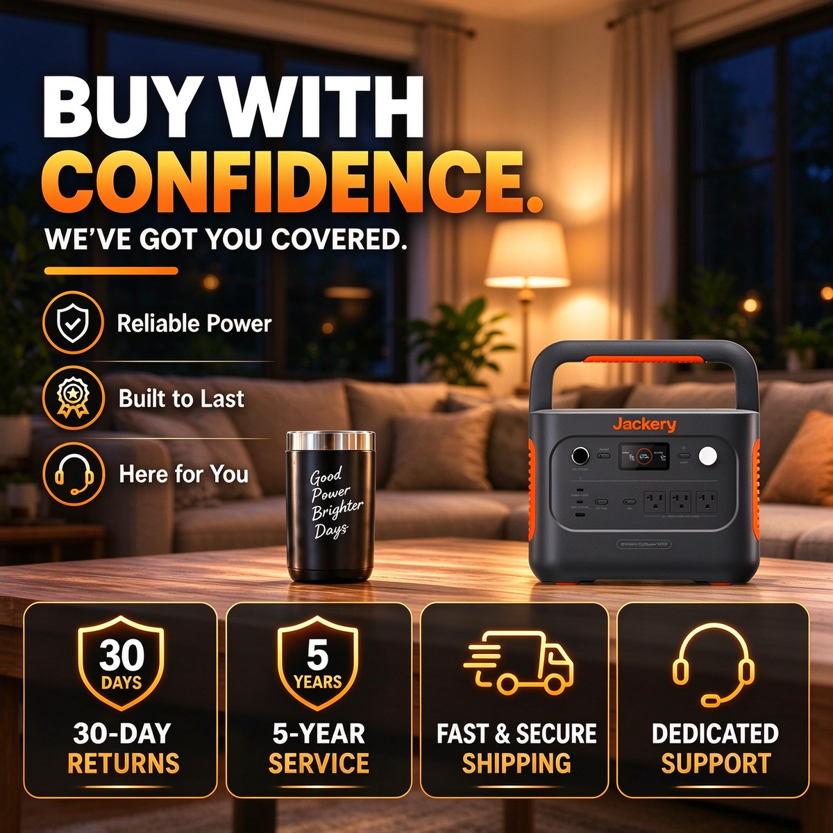 1070Wh Solar Generator Kit + FREE 200W Solar Panel (Limited BOGO)